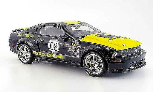 Shelby GT Terlingua 1/18 Shelby Collectibles no.07 nero giallo race version 2008 modellini auto