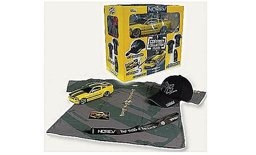 Ford Mustang Cesam 1/18 Norev by Parotech giallo/grigio 2007 modellini auto