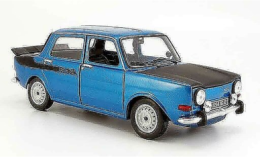 Simca 1000 Rallye 2 1/18 Norev 2 blu 1976 modellini auto