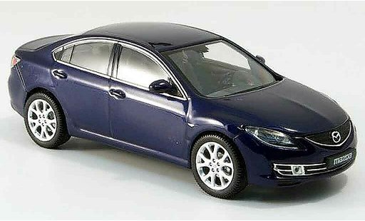 Mazda 6 Base 1/43 Norev Berlina blu 2007 modellini auto