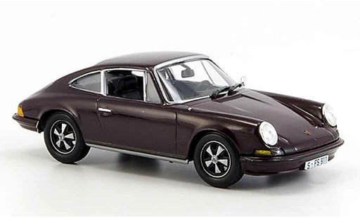Porsche 911 2.4 1/43 Norev S marrone 1973 modellini auto
