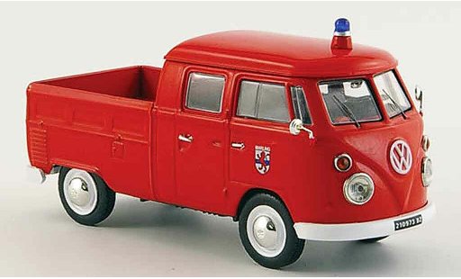 Volkswagen Combi Base 1/43 Norev t 1 doppelkabine pompier 1961 modellini auto