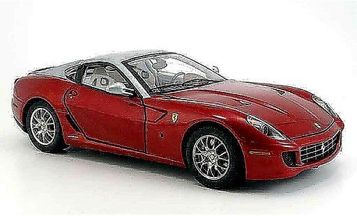 Ferrari 599 GTB 1/18 Hot Wheels Elite rosso et grigio elite edition modellini auto