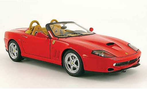 Ferrari 550 Barchetta 1/18 Hot Wheels Elite pininfarina rosso modellini auto