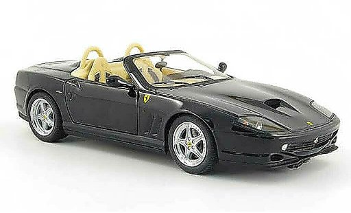 Ferrari 550 Barchetta 1/18 Hot Wheels Elite pininfarina nero modellini auto