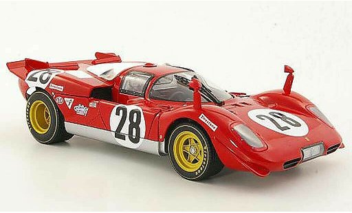 Ferrari 512 S 1/18 Hot Wheels No.28 Scuderia N.A.R.T. Andretti / Merzario / Ickx 24h Daytona 1970 modellini auto