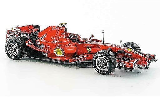 Ferrari F1 F2008 1/43 Hot Wheels k. raikkonen 2008 modellini auto