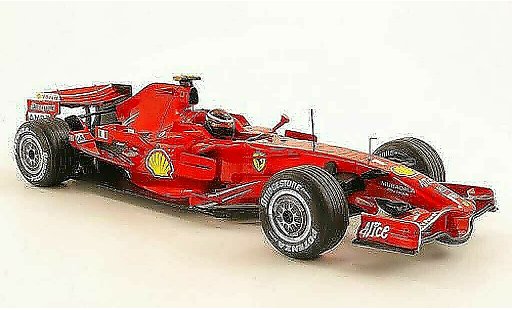 Ferrari F1 F2008 1/18 Hot Wheels K. Reikkonen 2008 modellini auto