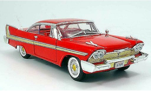 Plymouth Fury Base 1/18 Motormax rosso 1958 modellini auto