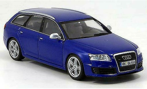 Audi RS6 avant 1/43 Minichamps blu 2008 modellini auto