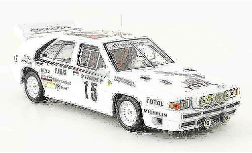 Citroen BX 4TC 1/43 IXO no.15 rallye monte carlo 1986 modellini auto