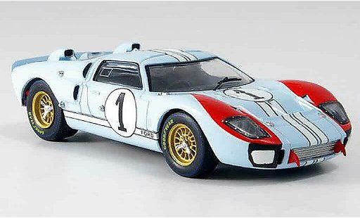 Ford GT40 Mk II 1/43 IXO GT 40 MKII No.1 Miles Hulme Zweiter Le Mans 1966 modellini auto