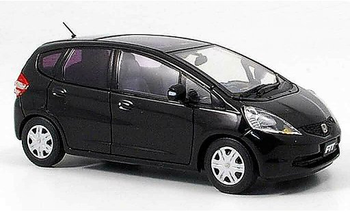 Honda Jazz Skyroof 1/43 Ebbro Fit nero 2008 modellini auto