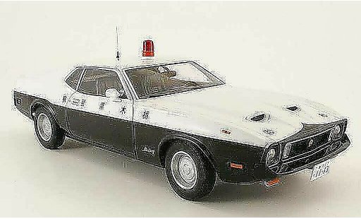 Ford Mustang Mach 1 1/18 Autoart i polizia japan modellini auto