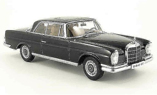 Mercedes 280 1968 1/18 Autoart se coupe nero modellini auto