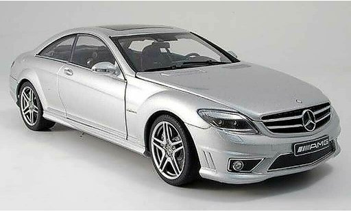 Mercedes Classe CL AMG 1/18 Autoart 63 (c 216) grigio avec ledersitzen modellini auto