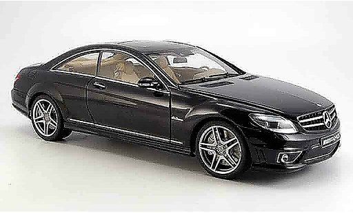 Mercedes Classe CL AMG 1/18 Autoart 63 (c 216) nero avec ledersitzen modellini auto