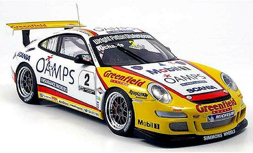 Porsche 911 GT3 CUP 1/18 Autoart 2006 j. richards australian carrera modellini auto