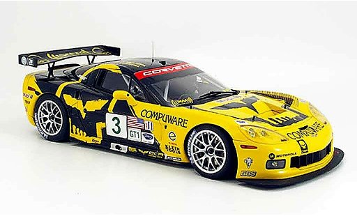 Chevrolet Corvette course 1/18 Autoart C6 r no.3 magnussen/o`connell alms 2007 modellini auto