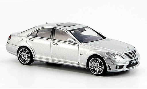 Mercedes Classe S AMG 1/43 Autoart S63 (W221) grigio metallisee 2006 modellini auto