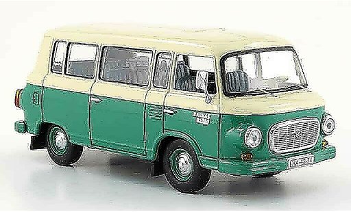 Barkas B 1000 minibus 1/43 IST Models verde beige 1965 modellini auto