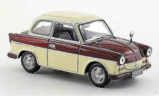Trabant P50 Base 1/43 IST Models Berlina rosso beige 1958 modellini auto