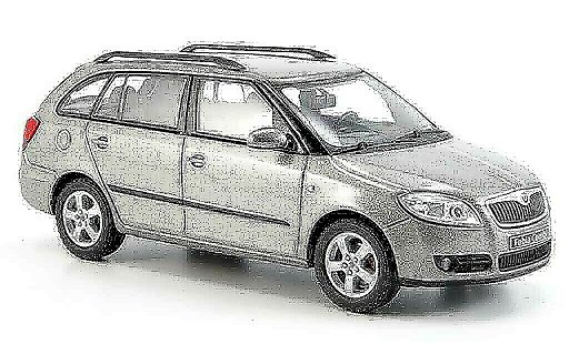 Skoda Fabia Combi 1/43 Abrex ii beige modellini auto