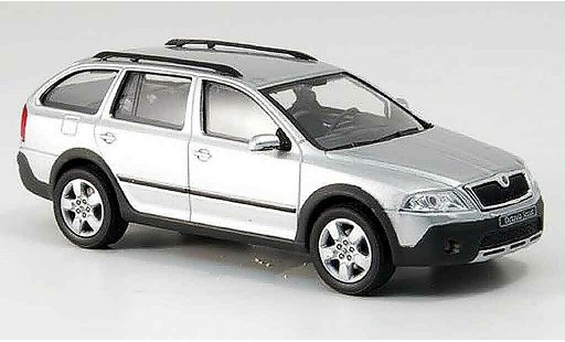 Skoda Octavia Combi 1/43 Abrex scout grigio metallisee modellini auto