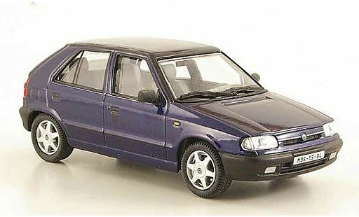 Skoda Felicia Base 1/43 Abrex blu 1994 modellini auto