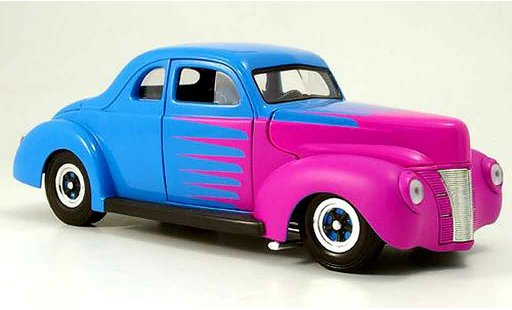 Ford Hot Rod 1940 1/18 Eagle deluxe coupe hot rod blu modellini auto