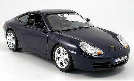 Porsche 911 Carrera 1/18 Burago 4 blu modellini auto