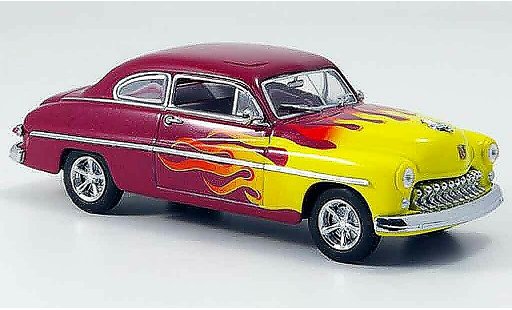 Mercury Club Coupe Hot Rod 1/43 Eagle lilla avec giallo 1949 modellini auto