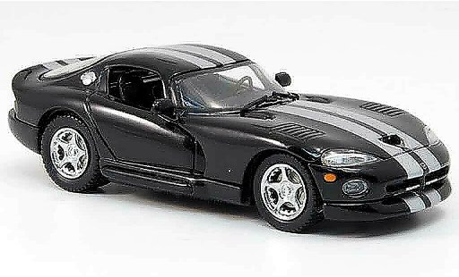 Dodge Viper GTS 1/43 Eagle Coupe nero avec grigio metalliseenen strisce 1999 modellini auto