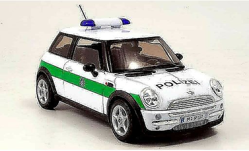 Mini Cooper D 1/18 Welly polizia Germania modellini auto