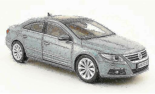 Volkswagen Passat B6 1/18 Norev cc blu ciel metallisee 2008 modellini auto