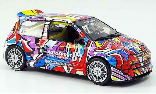 Renault Clio V6 1/43 Eagle no.81 clio trophy 2000 modellini auto