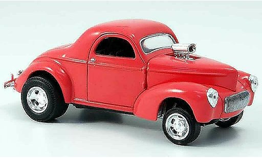 Willys Coupe 1941 1/43 Eagle Hot Rod rosso modellini auto