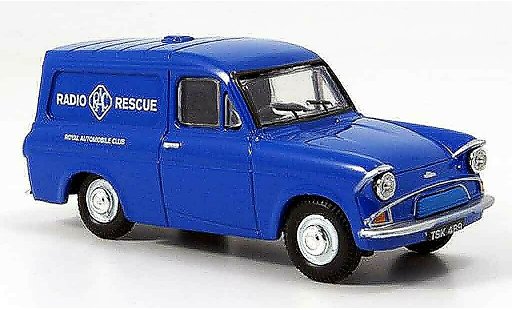 Ford Anglia Van 1/43 Oxford blu RAC Radio Rescue modellini auto