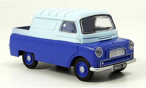Bedford CA plateau 1/43 Oxford Half Cab blu bianco furgone pianale modellini auto
