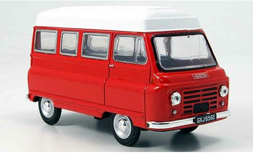 Austin J2 utilitaire 1/43 Oxford High Top rosso bianco Hochtettobus modellini auto