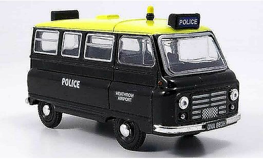 Austin J2 police 1/43 Oxford Bus Heathrow Airport modellini auto