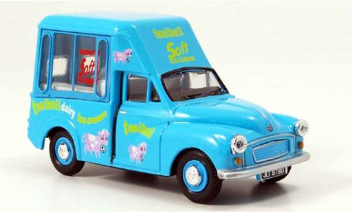 Morris Minor Van 1/43 Oxford blu Tonibell Hochtetto Eiswagen modellini auto