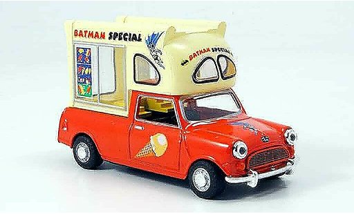 Austin Mini Pick Up utilitaire 1/43 Oxford rosso bianco Batman Special Eiswagen modellini auto