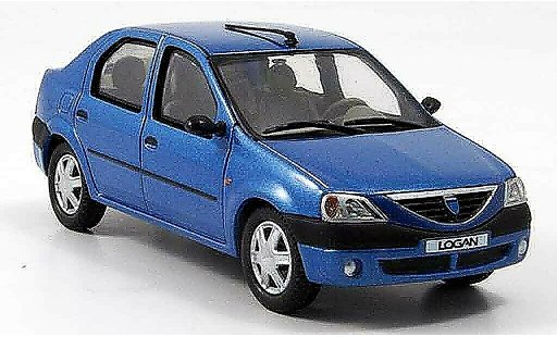 Dacia Logan Berline 1/43 Eligor blu modellini auto