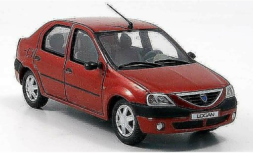 Dacia Logan Berline 1/43 Eligor rosso modellini auto