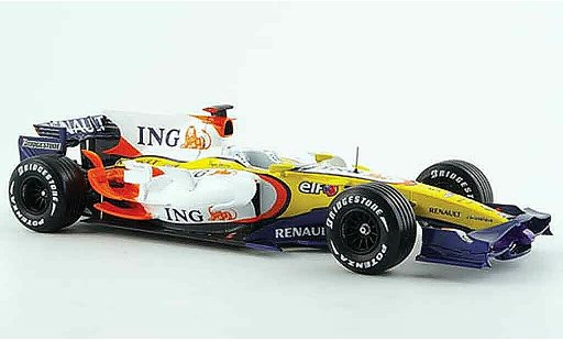 Renault F1 2008 1/18 Norev r28 f1 team f.alonso modellini auto