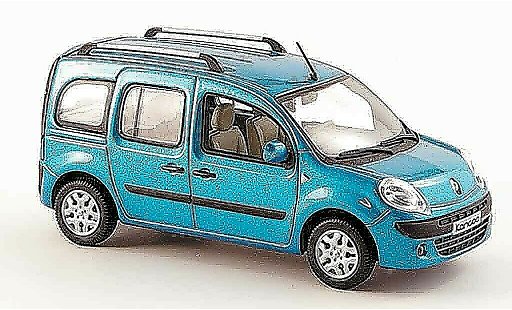 Renault Kangoo Base 1/43 Norev blu avec fenstern 2008 modellini auto