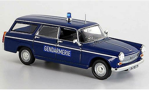 Peugeot 404 Break 1/43 Norev Station wagon Gendarmerie Polizia 1969 modellini auto