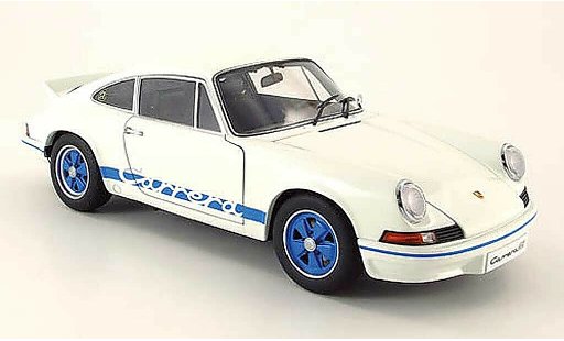 Porsche 911 RS 1/18 Autoart 2.7 carrera bianco 1973 modellini auto