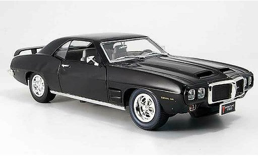 Pontiac Firebird 1969 1/18 Yat Ming trans am nero modellini auto